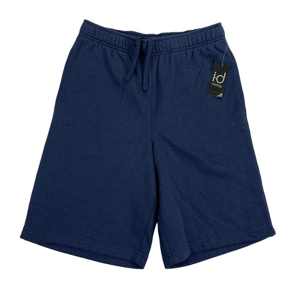 Ideology Mens Solid Fleece Drawstring Shorts Navy Blue S - Picture 1 of 4